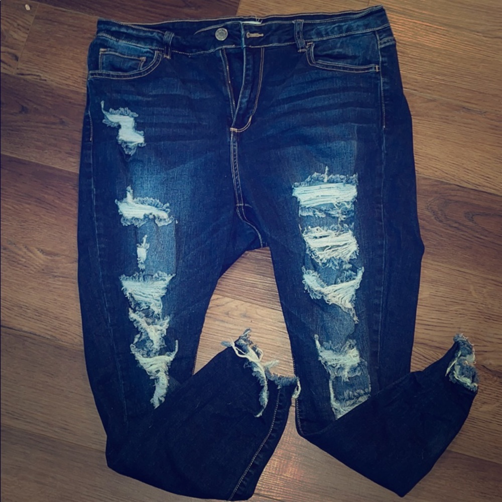 Distressed Ms. Cello Jeans